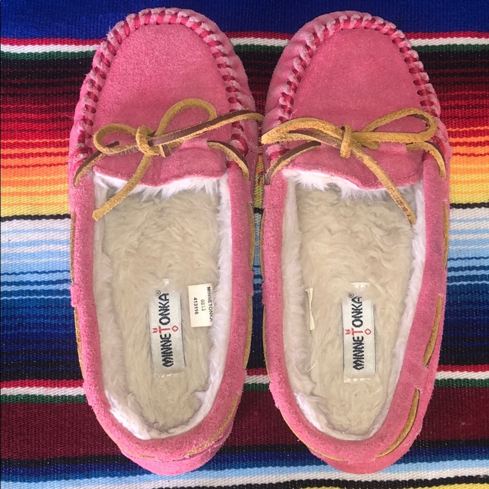 Minnetonka moccasins.